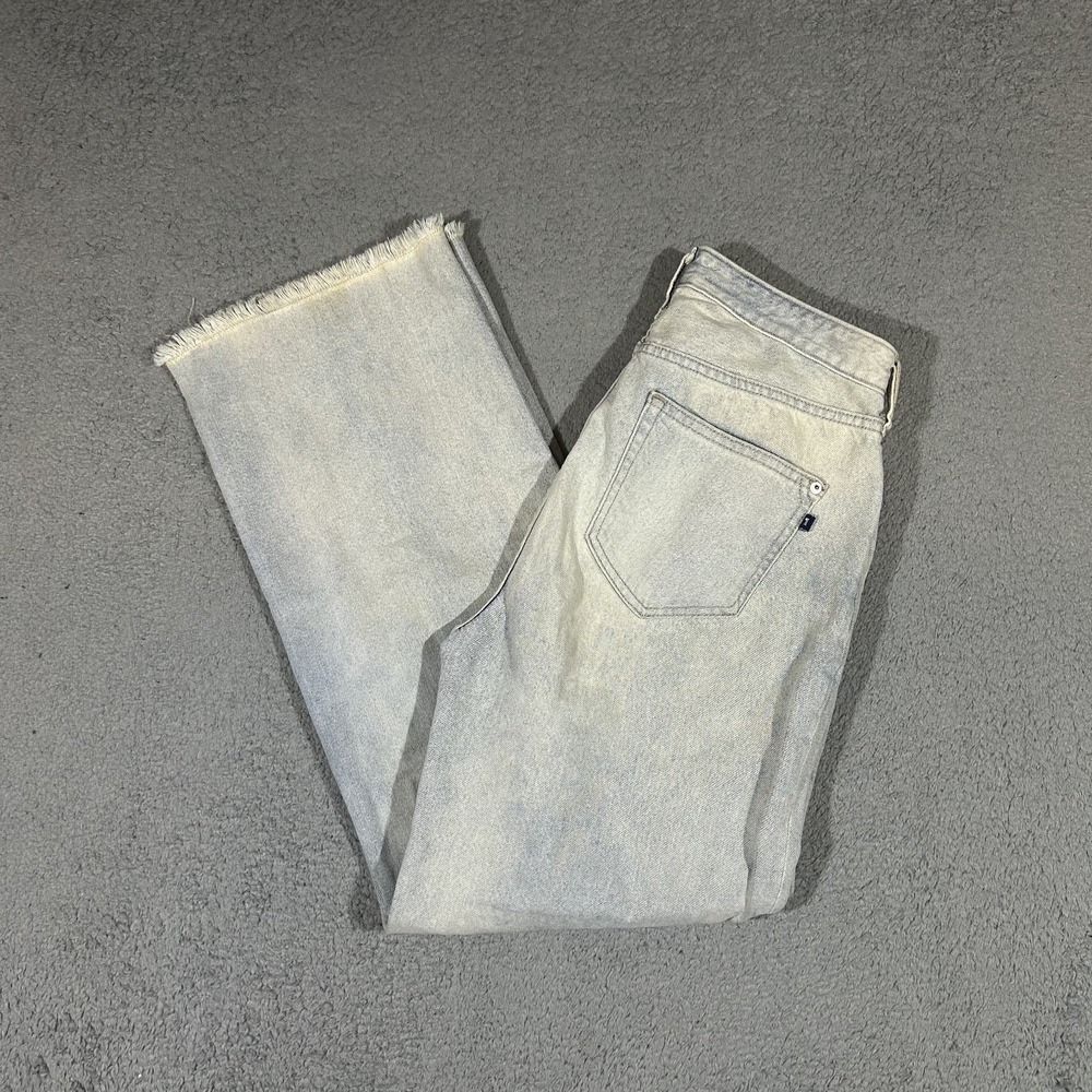 Pilcro And The Letterpress Wide Leg Jeans Womens 28 Blue Anthropologie 3998
